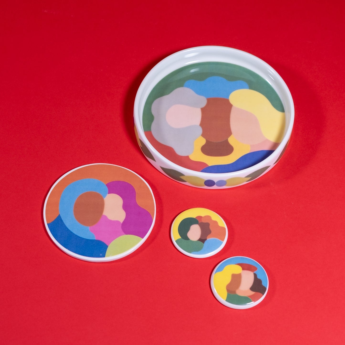 Three Lovers Side Plate