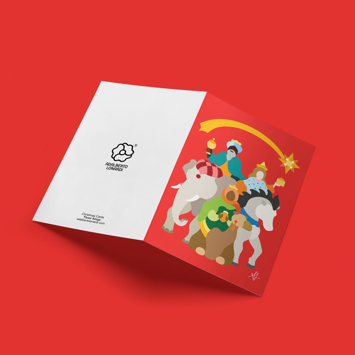 Three Kings Christmas Card