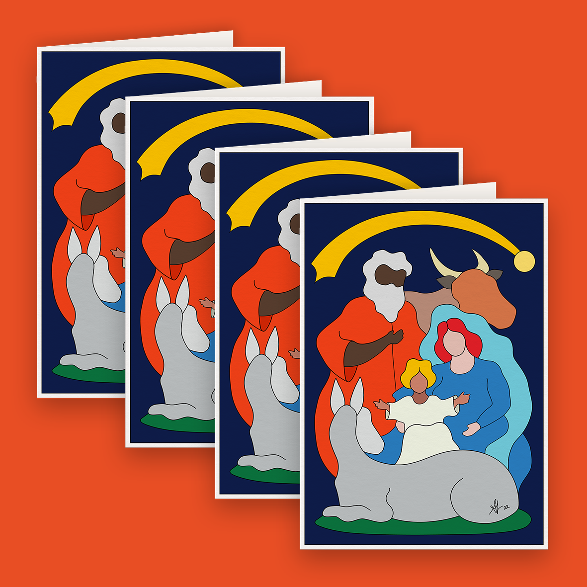 Six Christmas Cards, Nativity