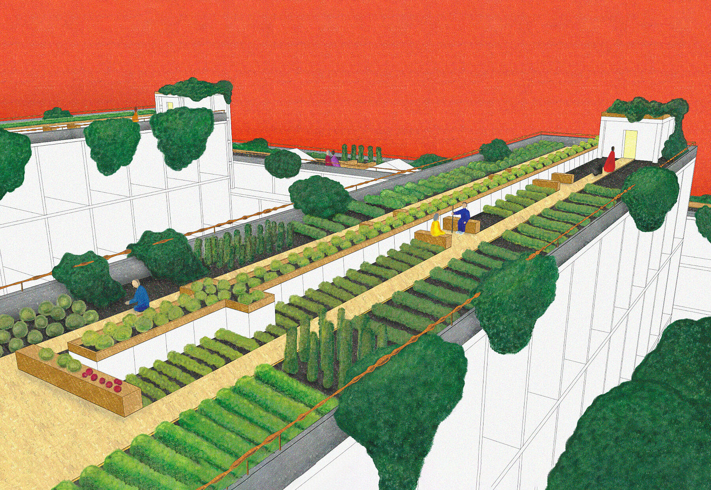 The High Farms, Giclée Print