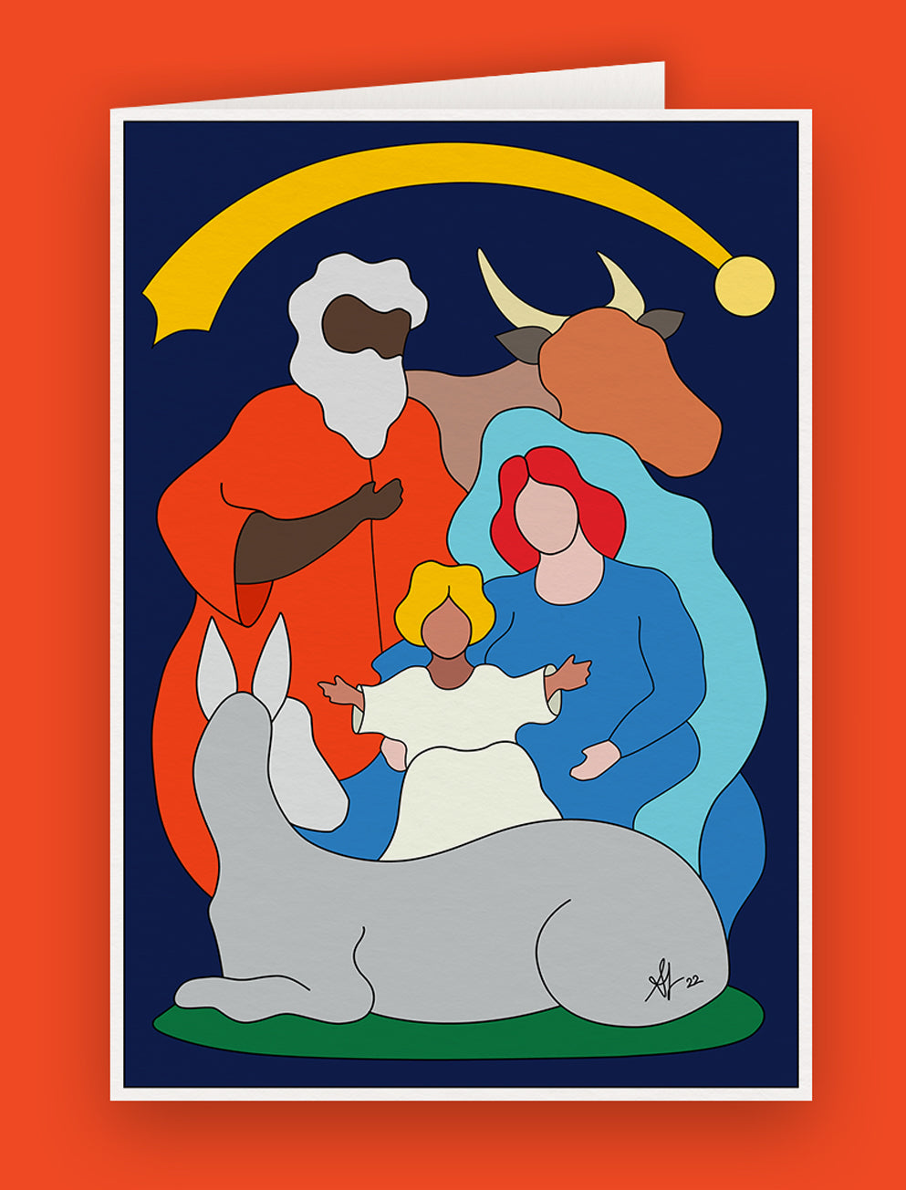 Six Christmas Postcards 2022, Mixed