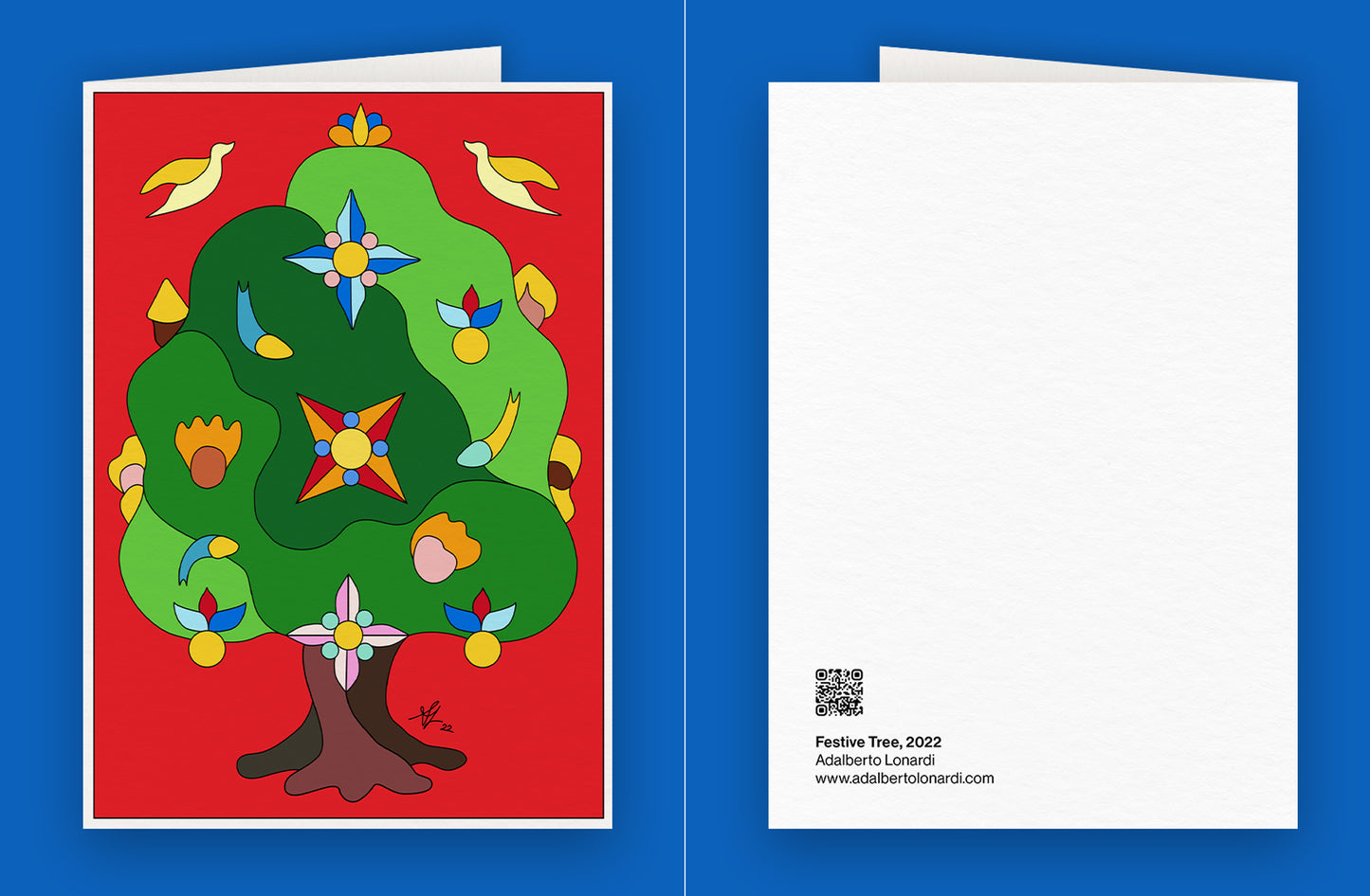 Six Christmas Postcards 2022, Mixed