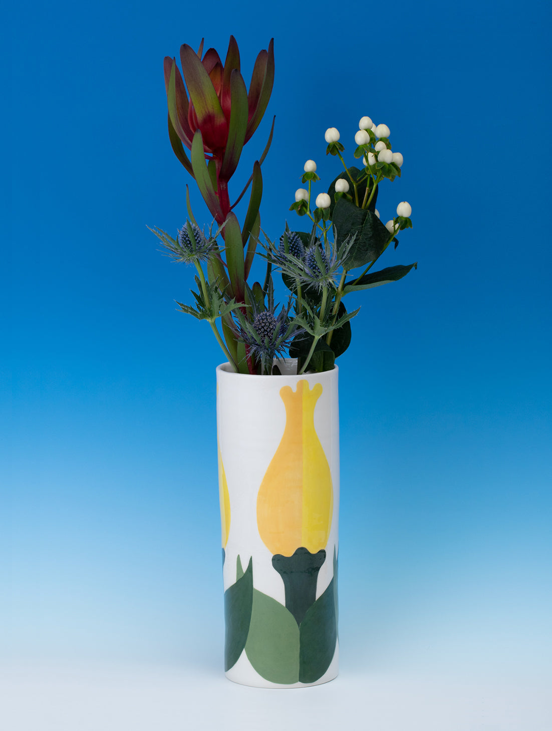 Yellow Flower Vase