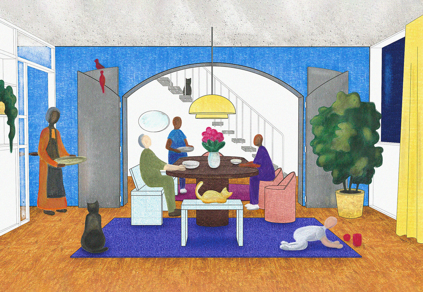 Maisonette, Giclée Print
