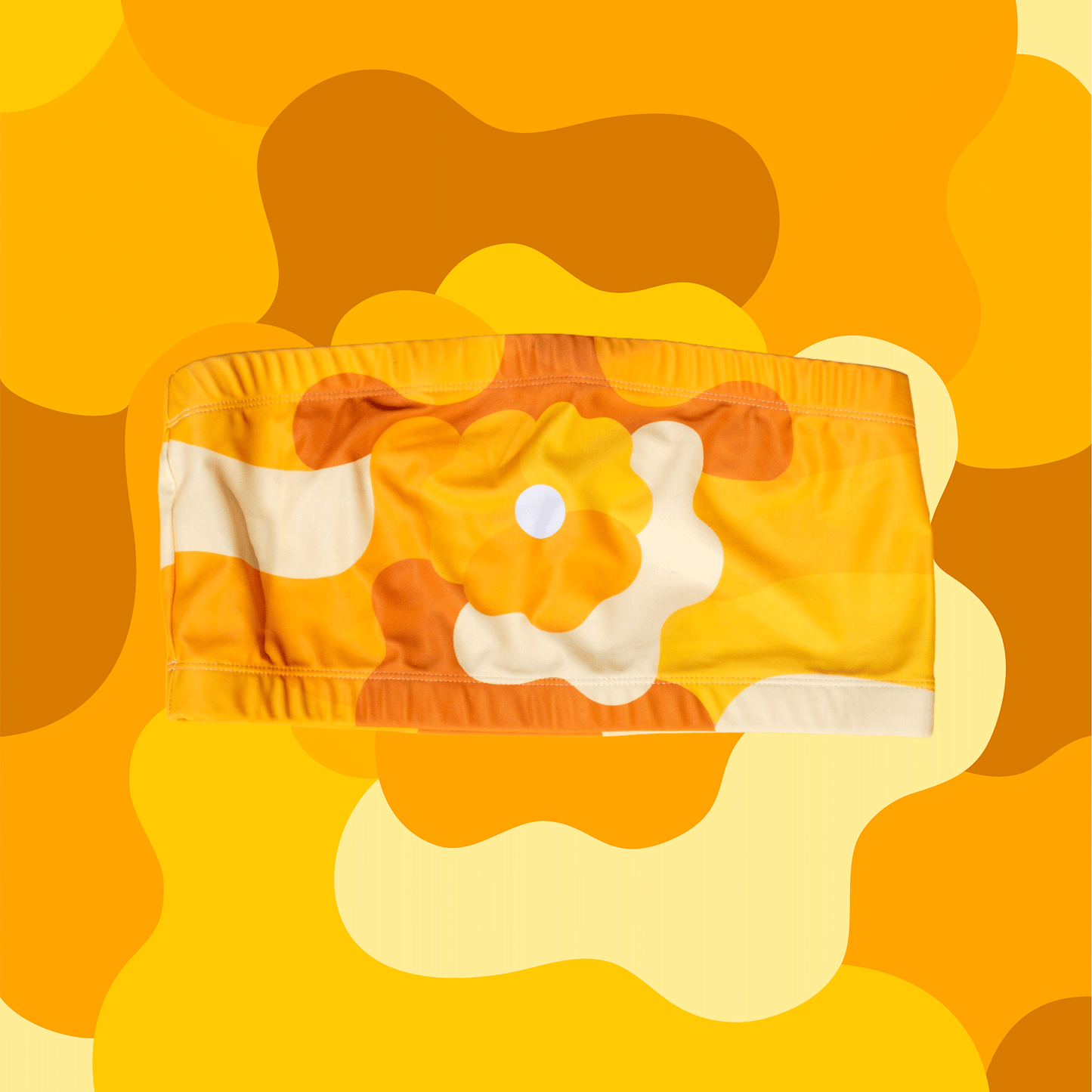 Paradise Crop Top Golden Yellow