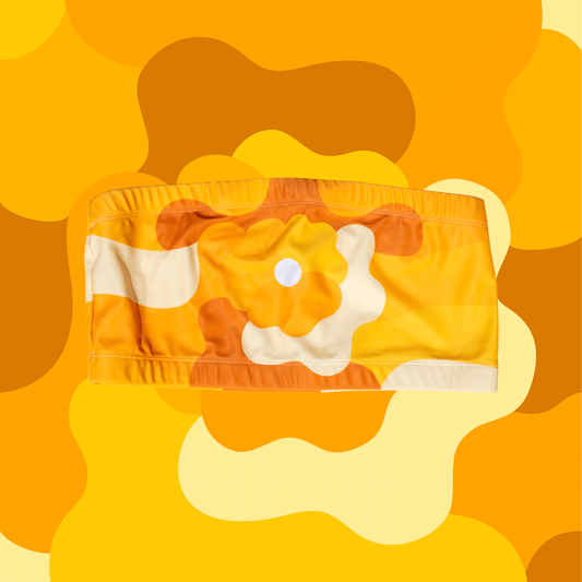 Paradise Crop Top Golden Yellow
