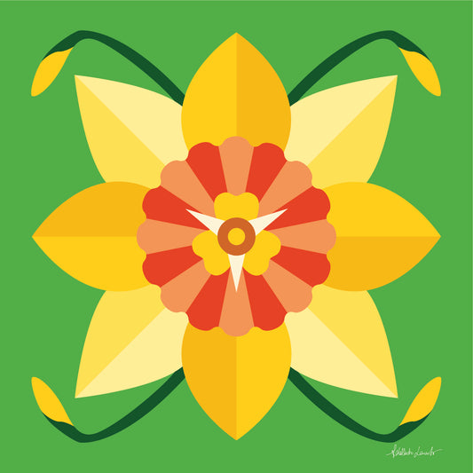 Yellow Daffodil Poster