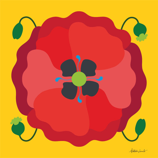 Red Poppy Poster