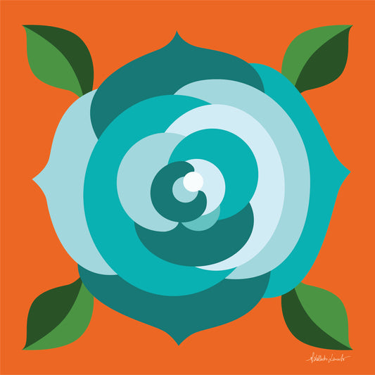 Mint Rose Poster