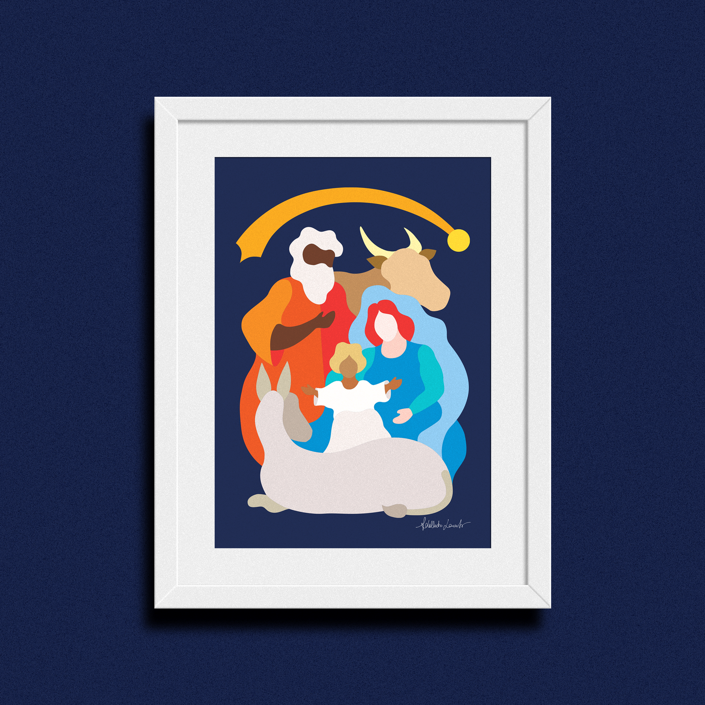 Nativity Christmas Poster