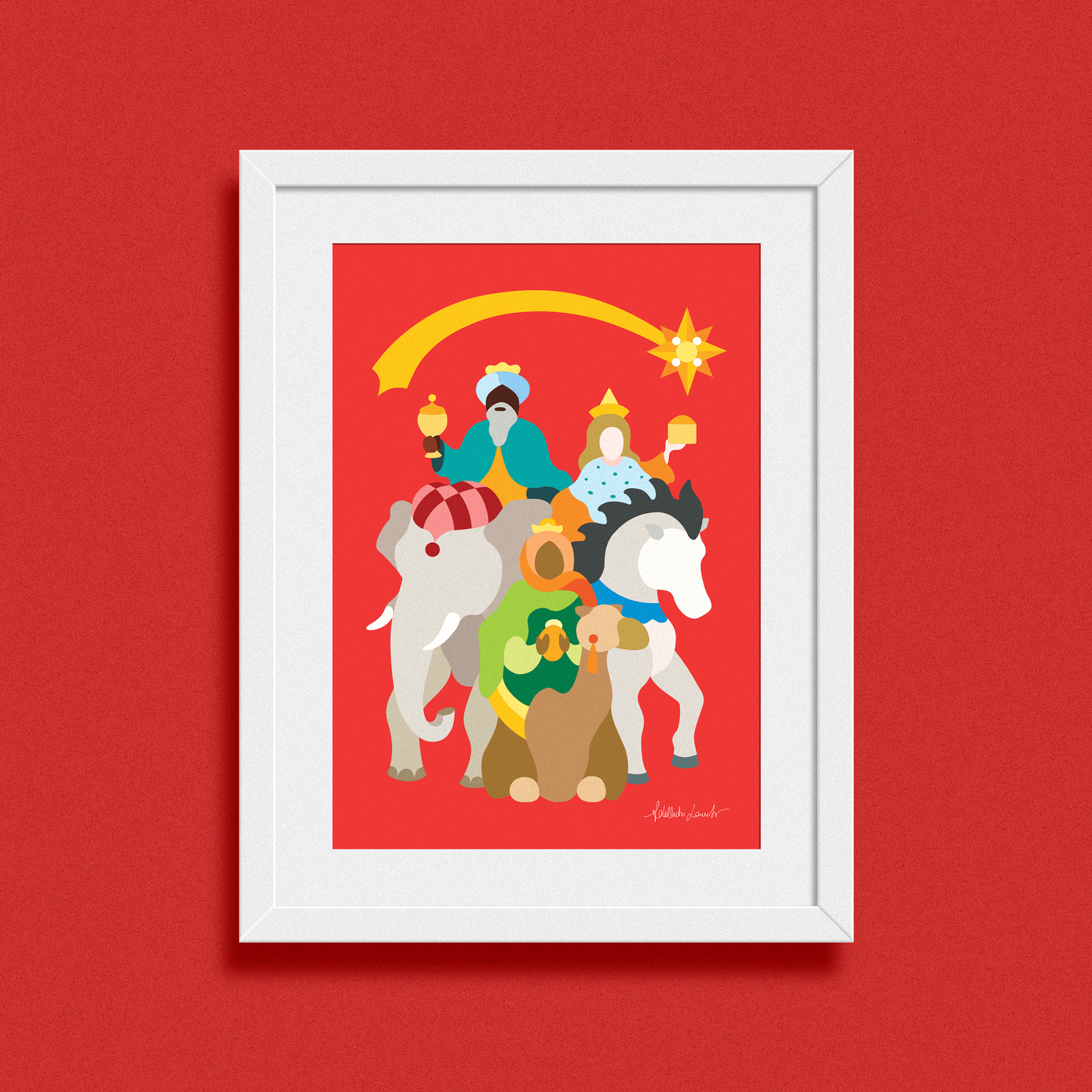 Three Kings Christmas Poster