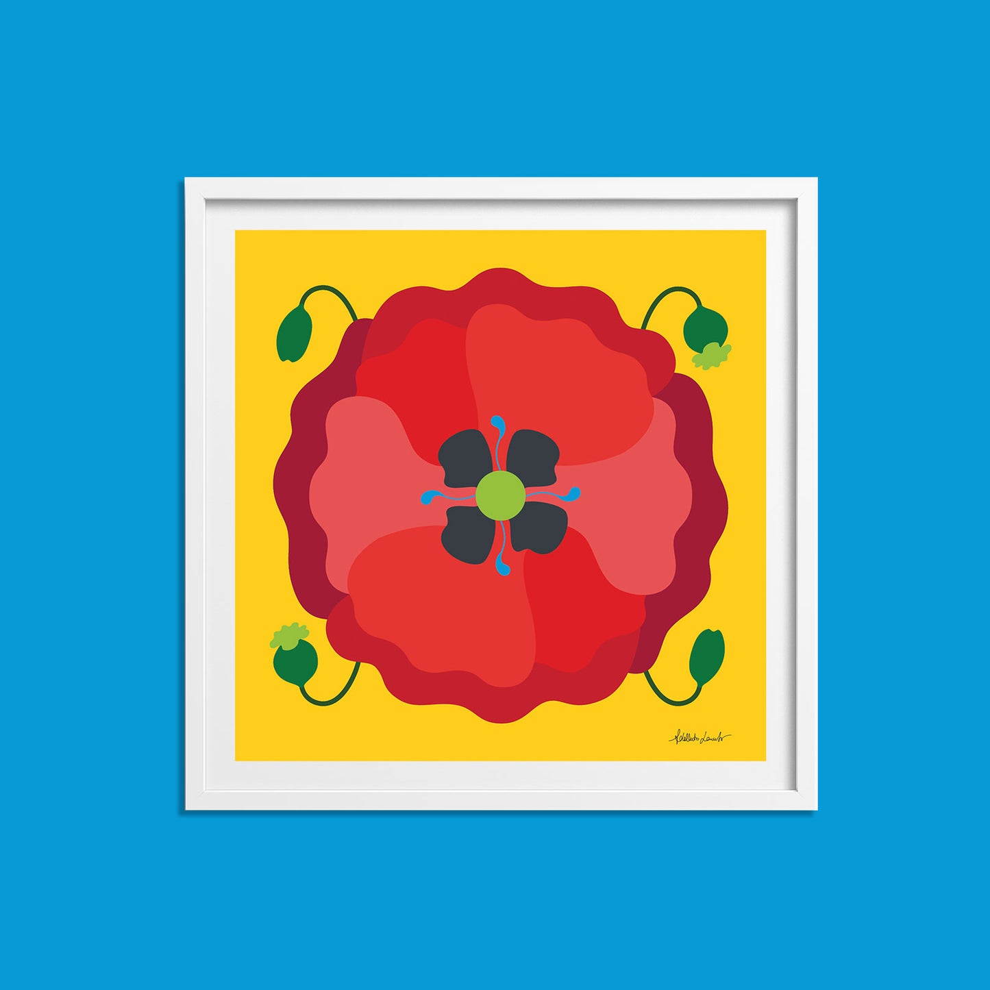 Red Poppy Poster