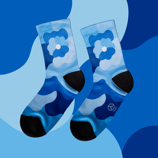 Paradise Socks Ocean Blue
