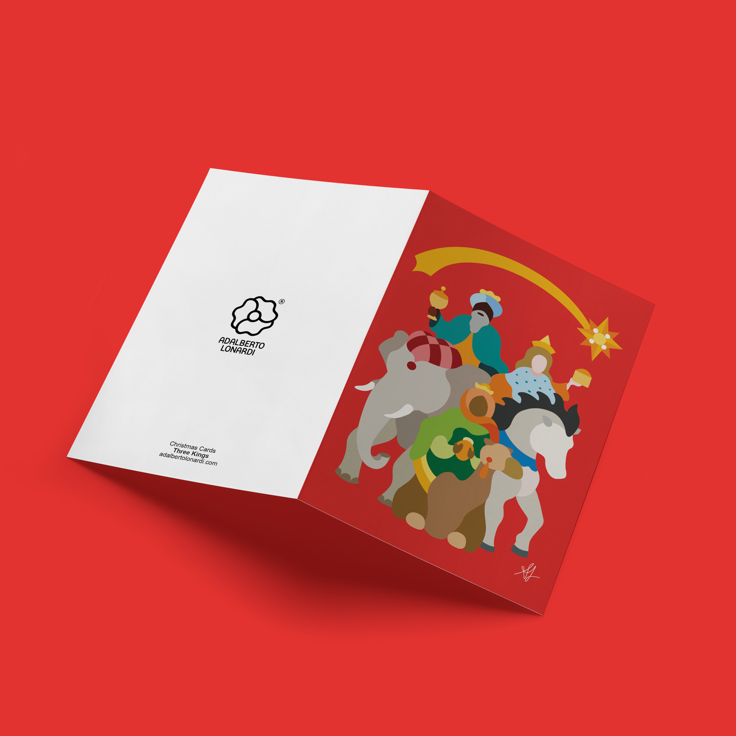 Three Kings Christmas Card