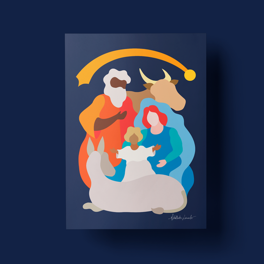 Nativity Christmas Poster