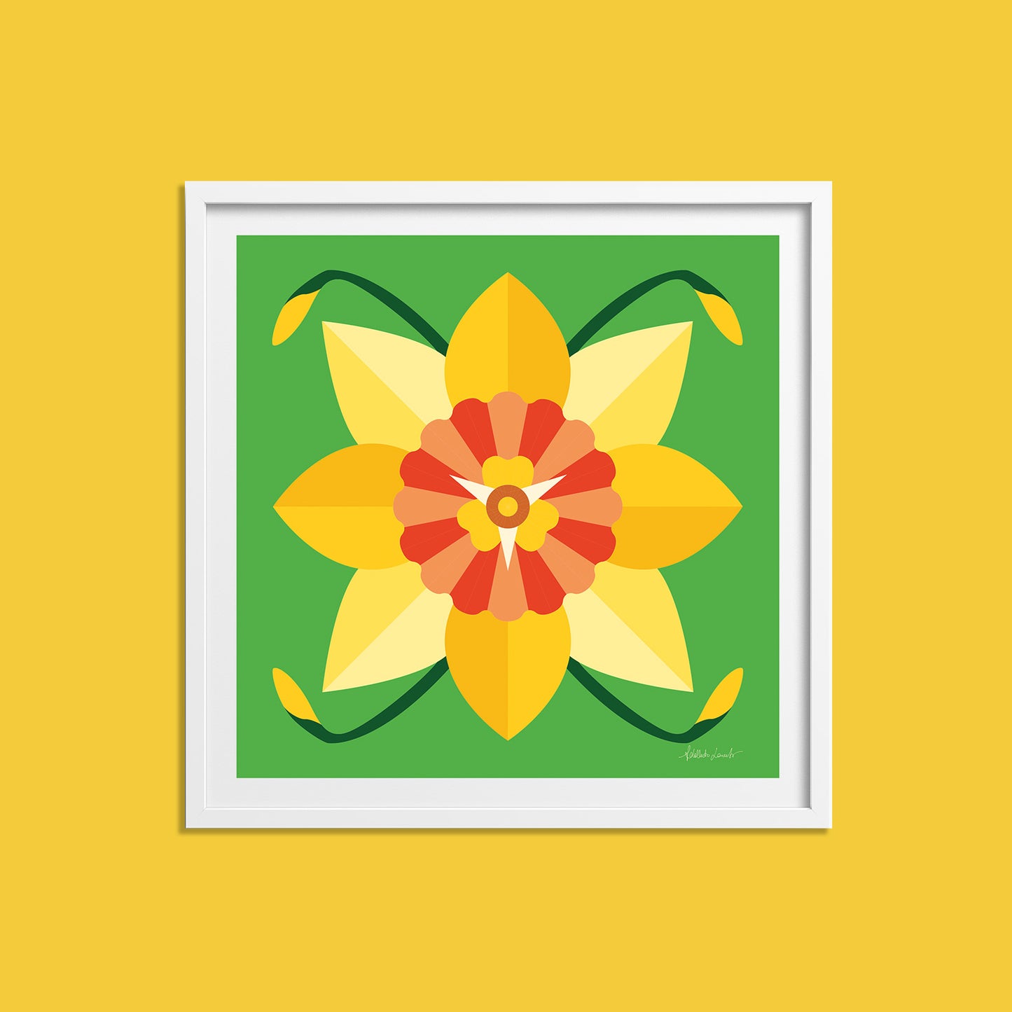 Yellow Daffodil Poster