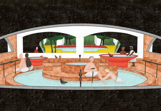 The Baths, Giclée Print